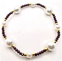 Roma - Via Tiburtina 529 - Bracciale Domar Donna Bracciali pietre naturali in Lega metallica BRLE-40-280 - BRLE-40-280
